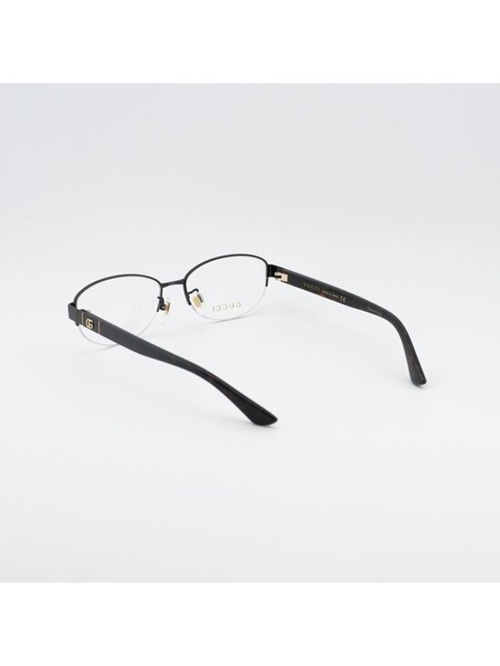 Gucci GG0859OJ 002 Eyeglasses Brown / Havana 53mm Oval Frame main image 9